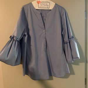 Ultra-Soft Chambray Blouse